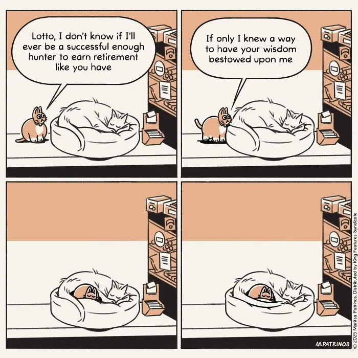 This Artist Made 60 Comics That Imagine A World Where Cats Have Jobs And Workplace Problems