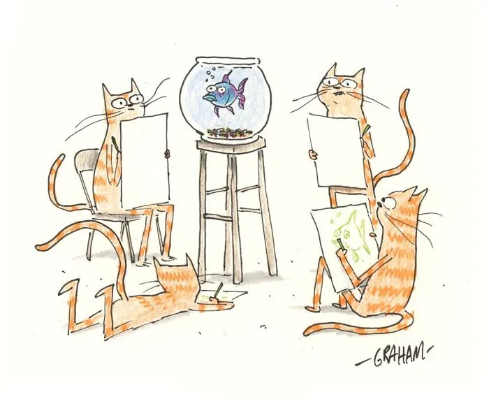 If You Enjoy Subtle Humor, These 43 Cat Comics By Grickle Might Hit The Spot