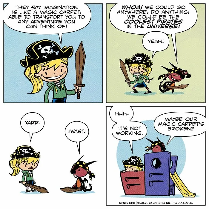 20 Cute And Funny Comics About A Tiny Dragon With A Big Personality By Steve Ogden