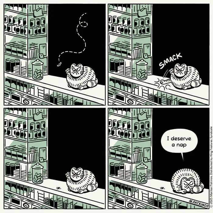 This Artist Made 60 Comics That Imagine A World Where Cats Have Jobs And Workplace Problems