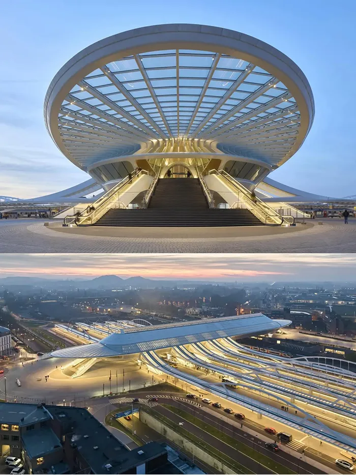Gare De Mons By Santiago Calatrava