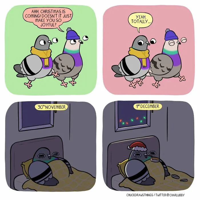 This Artist Turns Anxiety And Everyday Struggles Into Heartfelt Pigeon Comics (50 New Pics)