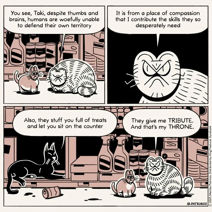 This Artist Made 60 Comics That Imagine A World Where Cats Have Jobs And Workplace Problems