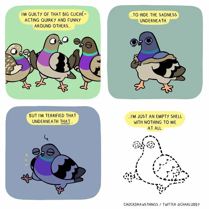 This Artist Turns Anxiety And Everyday Struggles Into Heartfelt Pigeon Comics (50 New Pics)