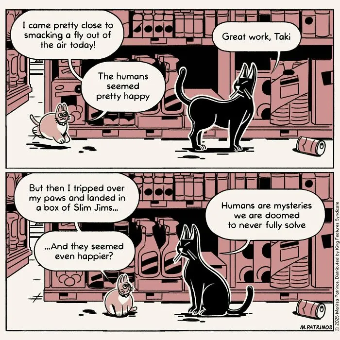 This Artist Made 60 Comics That Imagine A World Where Cats Have Jobs And Workplace Problems