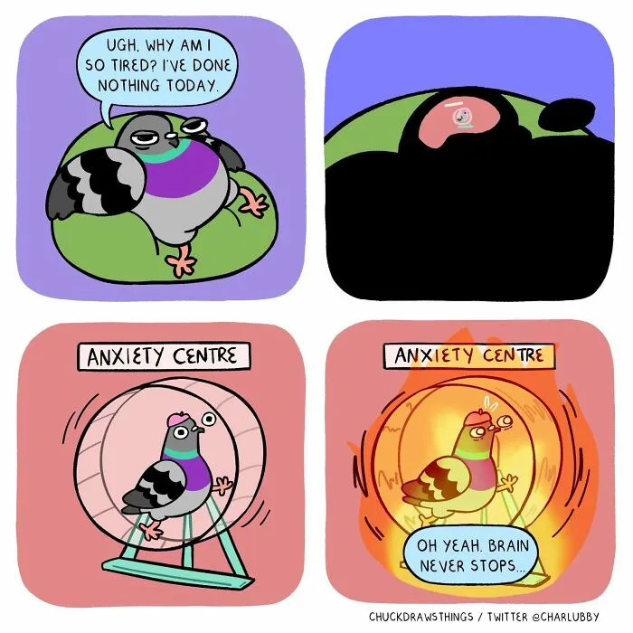 This Artist Turns Anxiety And Everyday Struggles Into Heartfelt Pigeon Comics (50 New Pics)