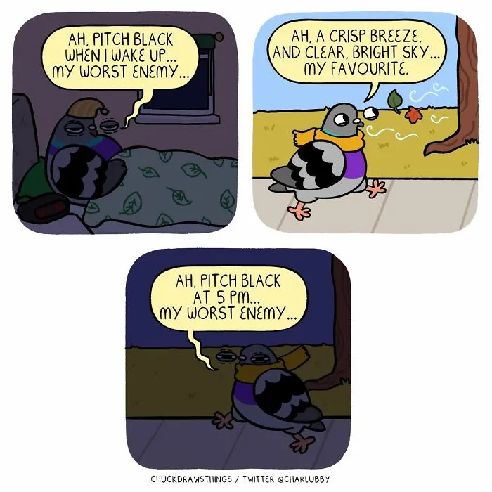 This Artist Turns Anxiety And Everyday Struggles Into Heartfelt Pigeon Comics (50 New Pics)