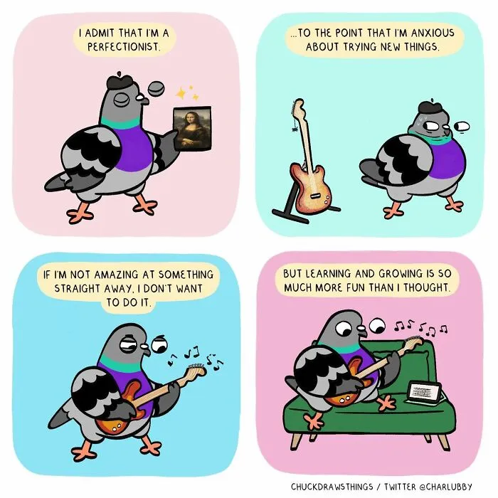 This Artist Turns Anxiety And Everyday Struggles Into Heartfelt Pigeon Comics (50 New Pics)
