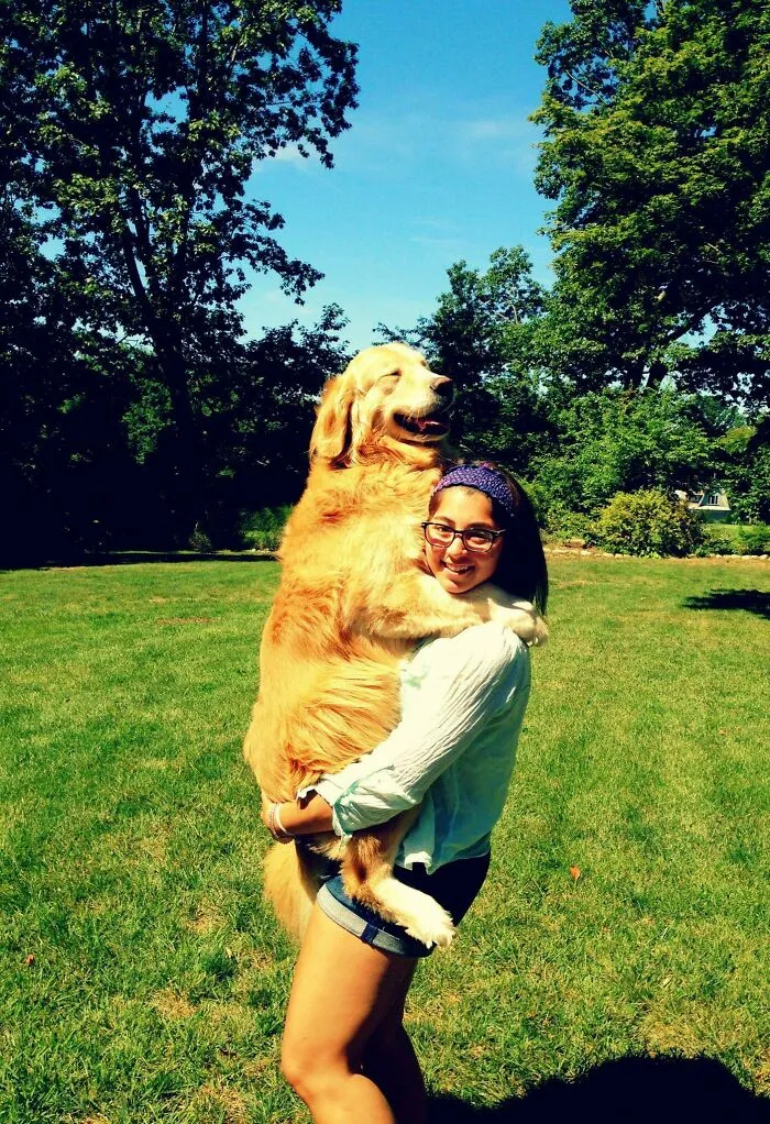 He Hugs Me Like This Every Time I Come Home From College, His Face Says It All