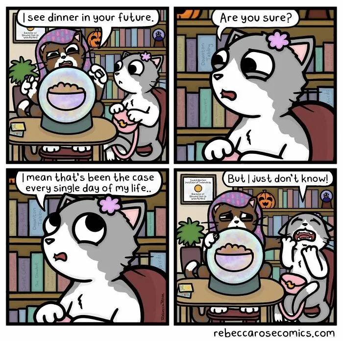 Cartoonist Rebecca Rose Nails The Funny Side Of Adulting, Pets, And Romance In 30 New Comics