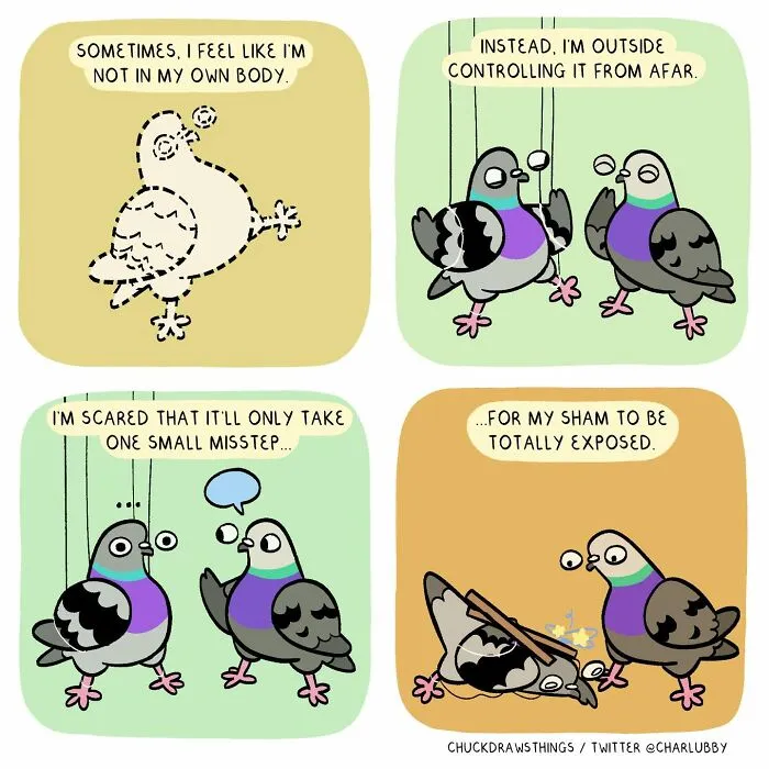 This Artist Turns Anxiety And Everyday Struggles Into Heartfelt Pigeon Comics (50 New Pics)