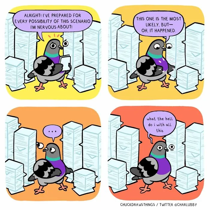 This Artist Turns Anxiety And Everyday Struggles Into Heartfelt Pigeon Comics (50 New Pics)