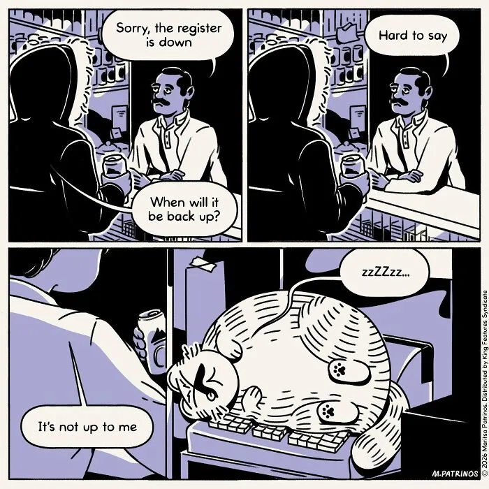 This Artist Made 60 Comics That Imagine A World Where Cats Have Jobs And Workplace Problems