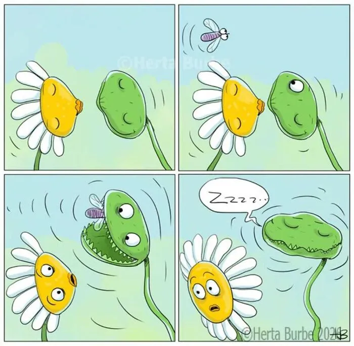 50 Funny And Relatable Comics By Herta Burbė That Might Brighten Up Your Day (New Pics)