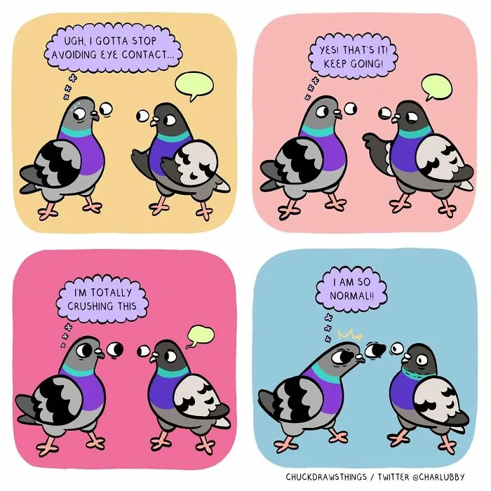 This Artist Turns Anxiety And Everyday Struggles Into Heartfelt Pigeon Comics (50 New Pics)