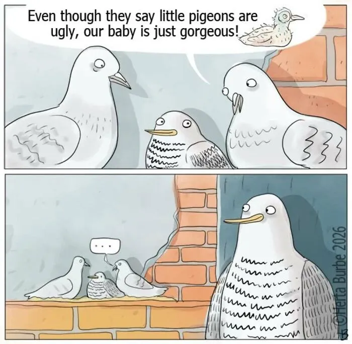 50 Funny And Relatable Comics By Herta Burbė That Might Brighten Up Your Day (New Pics)