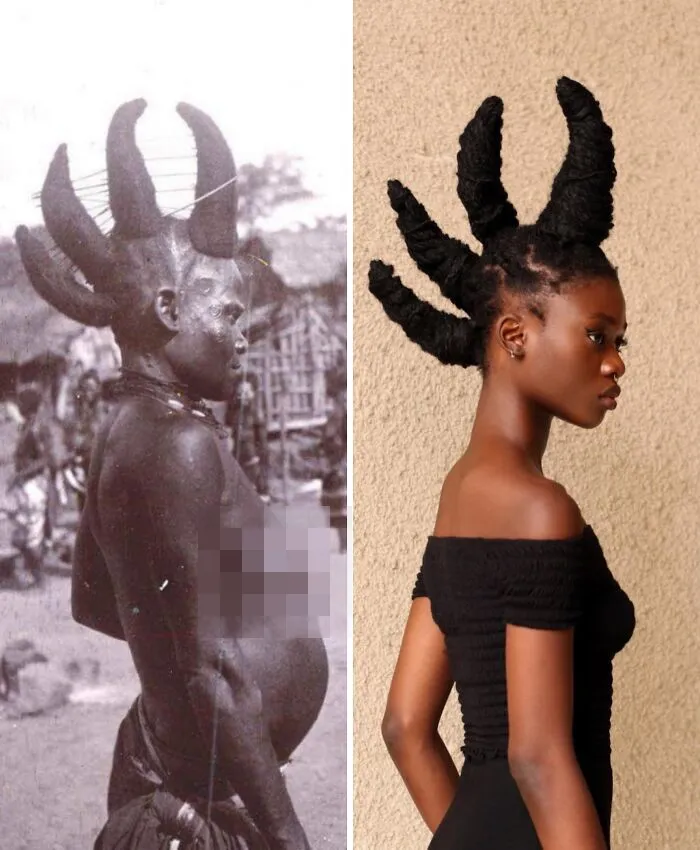 This Artist Recreates Pre-Colonial African Hairstyles Using Only Her Own Hair (36 New Pics)