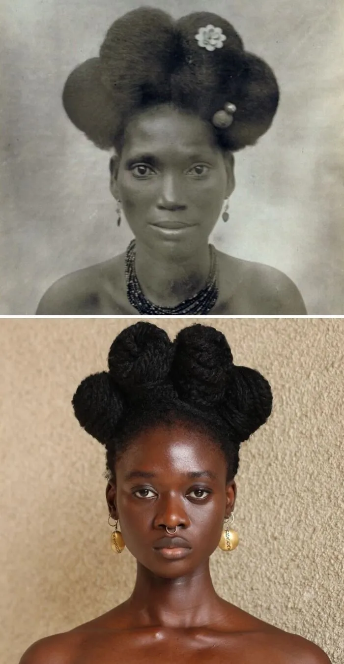 This Artist Recreates Pre-Colonial African Hairstyles Using Only Her Own Hair (36 New Pics)