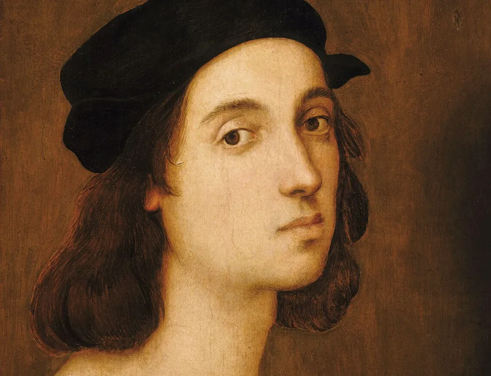Raphael portrait, Renaissance figure, ultimate symbol of the Renaissance Man, painter, sculptor, architect.