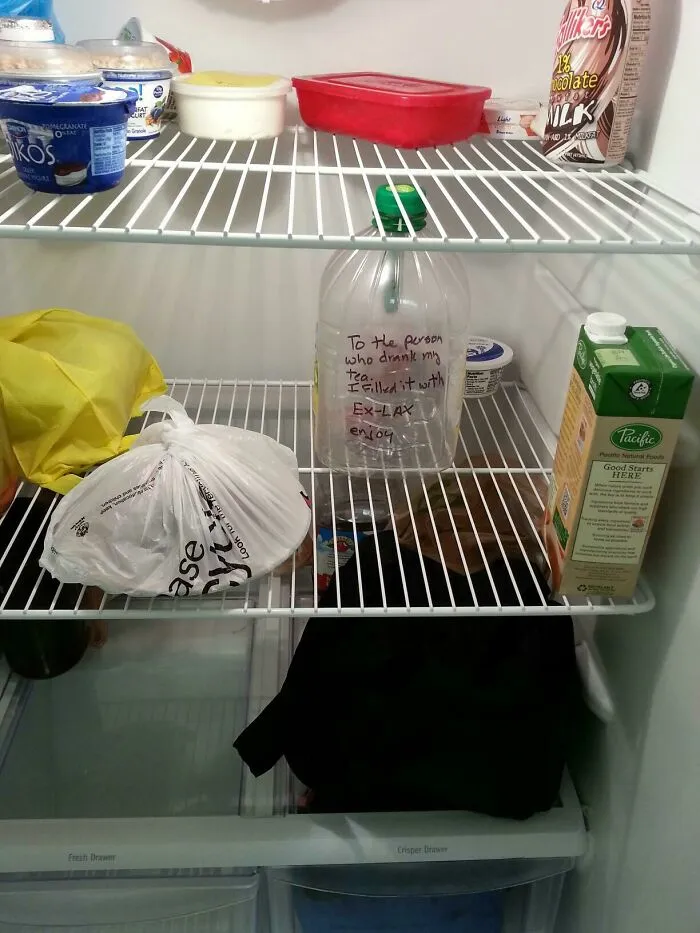 My Fridge At Work Today