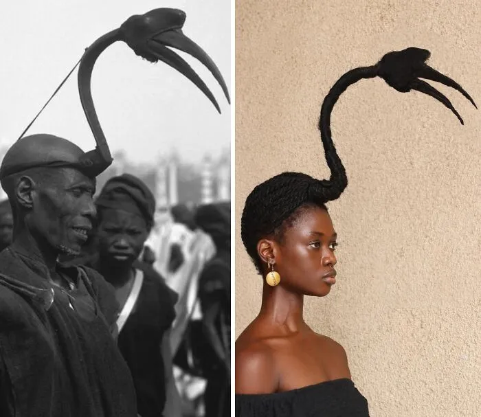 This Artist Recreates Pre-Colonial African Hairstyles Using Only Her Own Hair (36 New Pics)