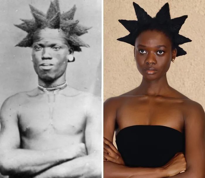 This Artist Recreates Pre-Colonial African Hairstyles Using Only Her Own Hair (36 New Pics)