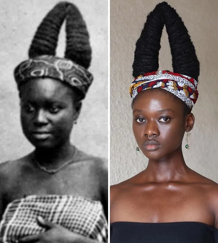 This Artist Recreates Pre-Colonial African Hairstyles Using Only Her Own Hair (36 New Pics)