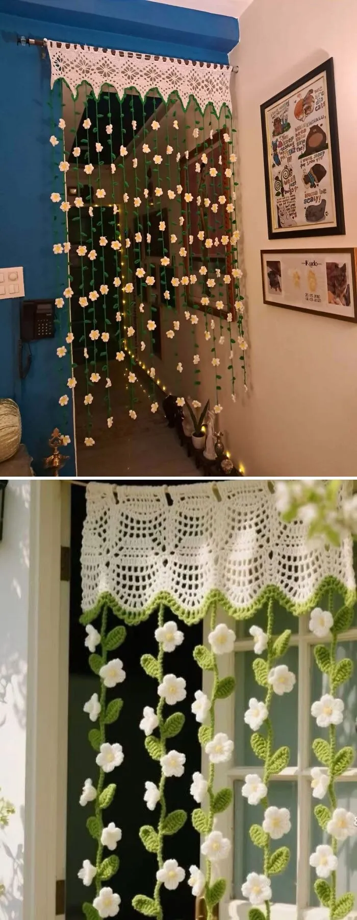 Crochet Curtain For My Bsf 🌸🍃