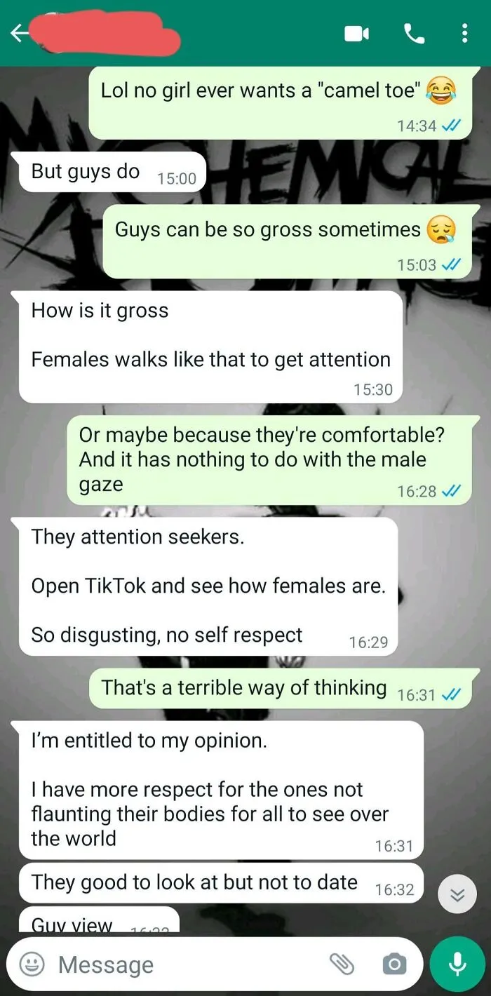 I Had A Crush On This Guy Because He Was Sweet And Encouraging. But This Changed My Perspective Immediately