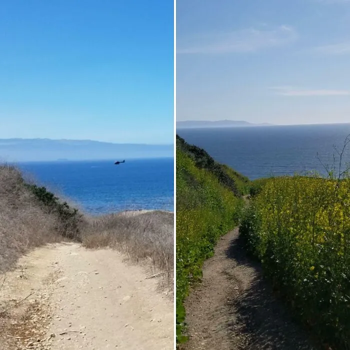 Socal Before And After A Wet Winter