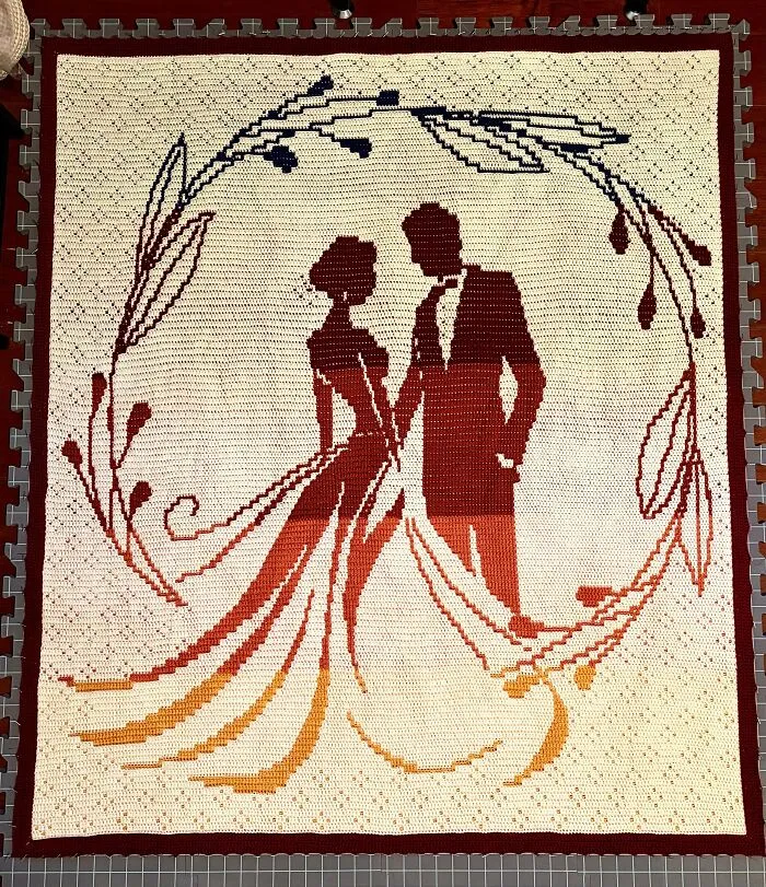 Finally Finished This Wedding Blanket 💃🏻