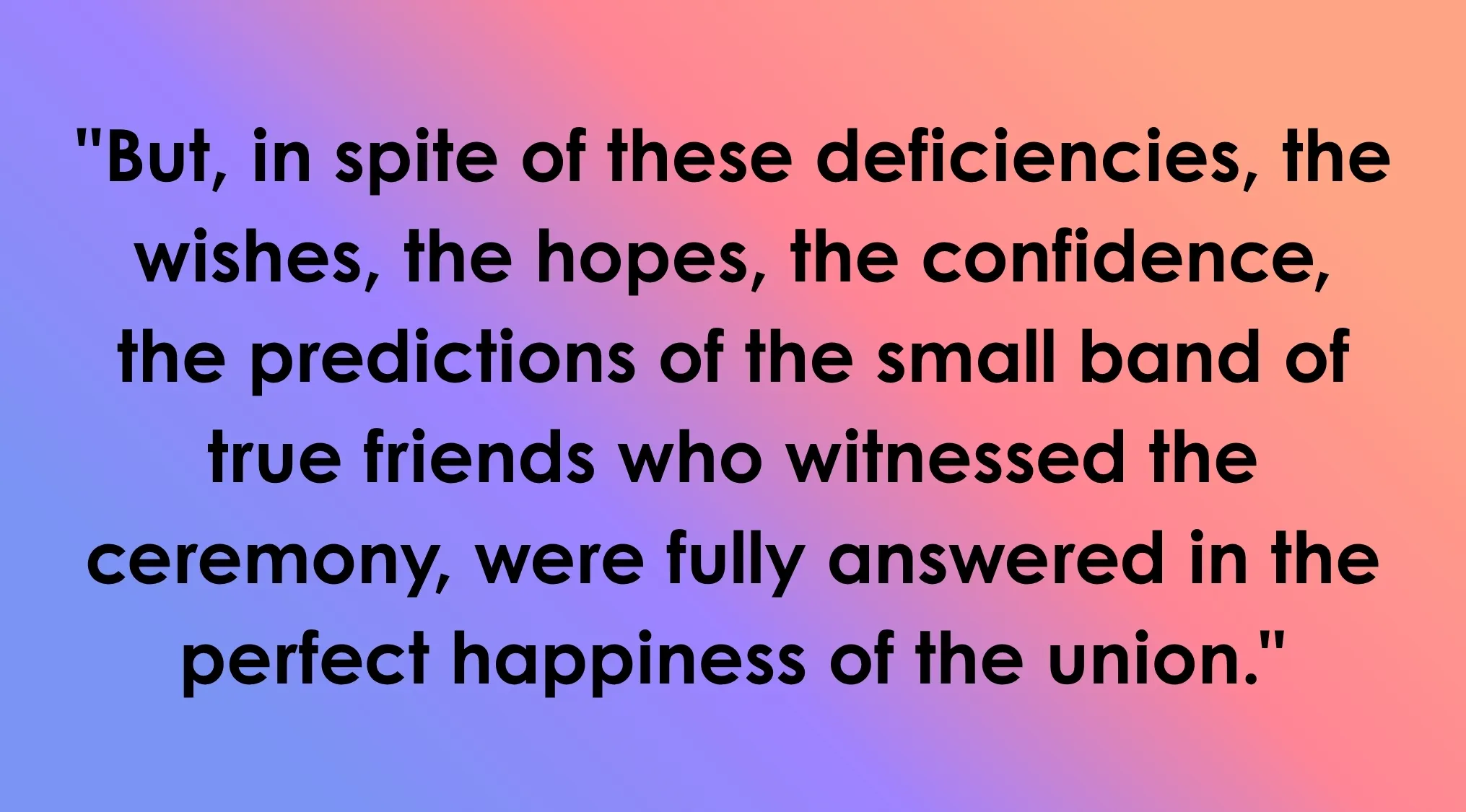 Last line quote about wishes and happiness for a book ending, which book is it?