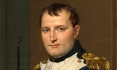 A painting of Napoleon Bonaparte, a ruler in world history.