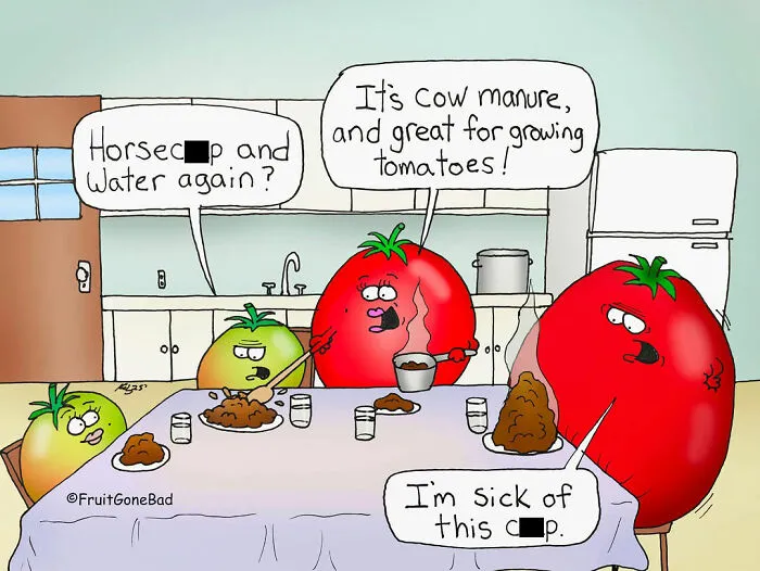 43 Funny And Slightly Naughty Comics Featuring Food And Objects, Illustrated By This Artist (New Pics)