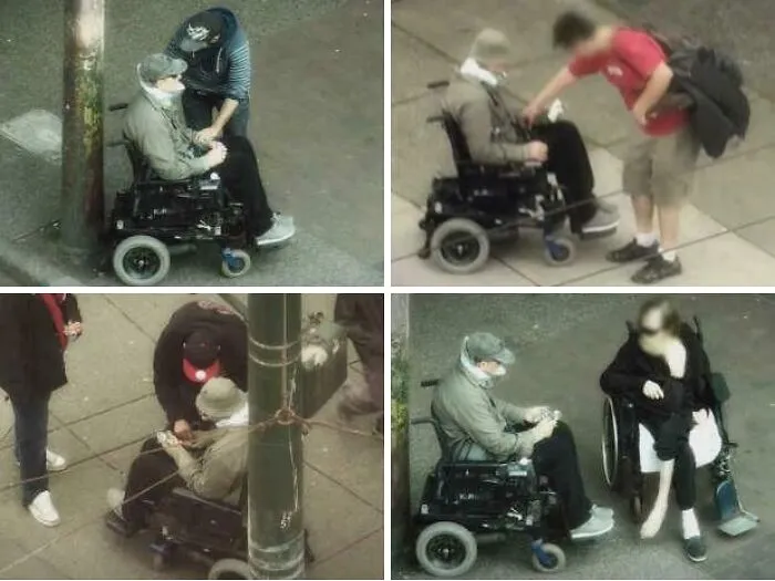 A Canadian Cop Went Undercover In A Wheelchair, Leaving Cash Visible To Attract Thieves. Instead, He Received Money, Prayers, And Warnings, With Zero Arrests In Five Days