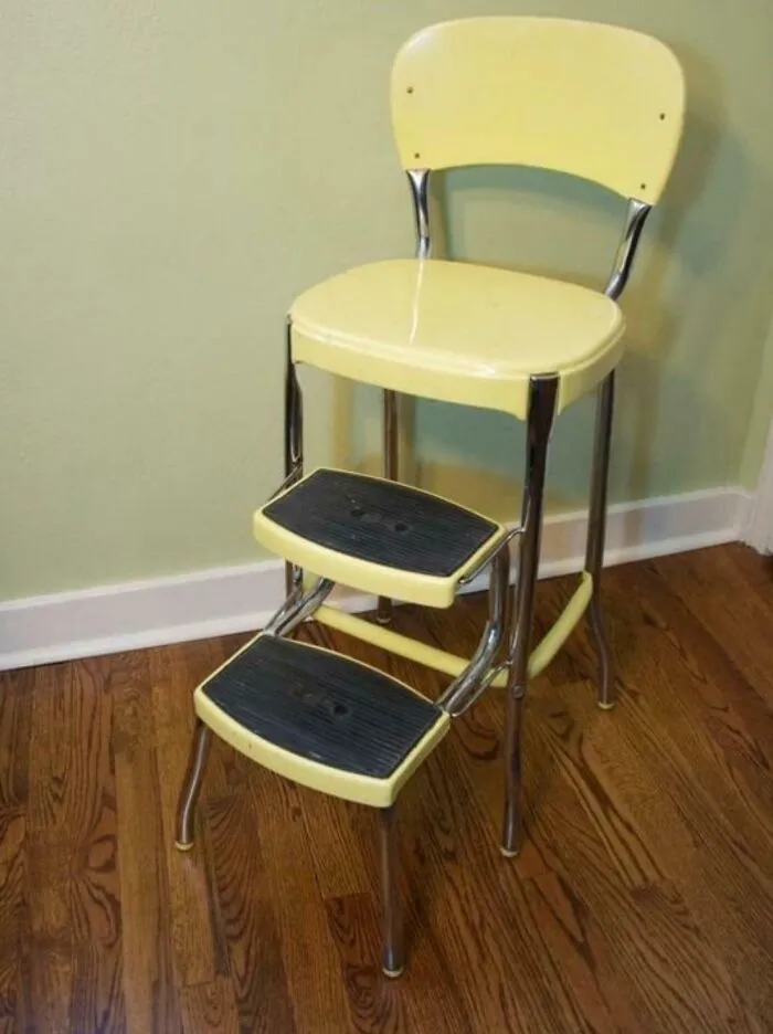 It’s A Chair, It’s A Step-Stool. 2 Things Can Be True. Grandma Had One In 60’s And 70’s