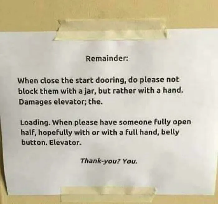 When Close The Start Dooring