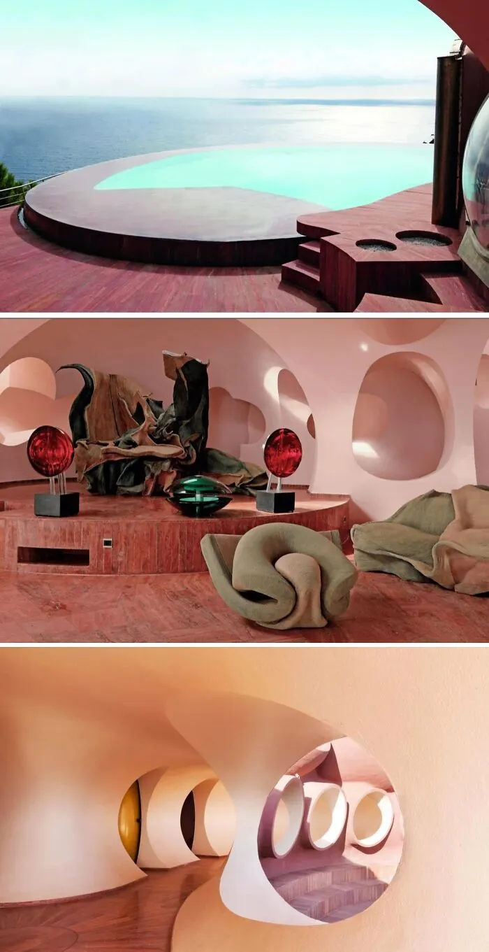 Palais Bulles Designed By The Hungarian Architect Antti Lovag, Built By Pierre Bernard, Théoule-Sur-Mer, France, 1984