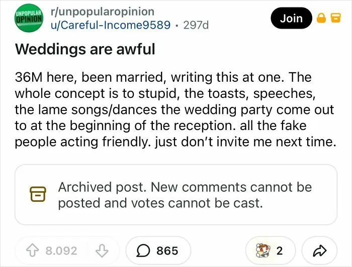 65 Wildly Unpopular Opinions That Have The Internet Fighting In The Comments (New Posts)