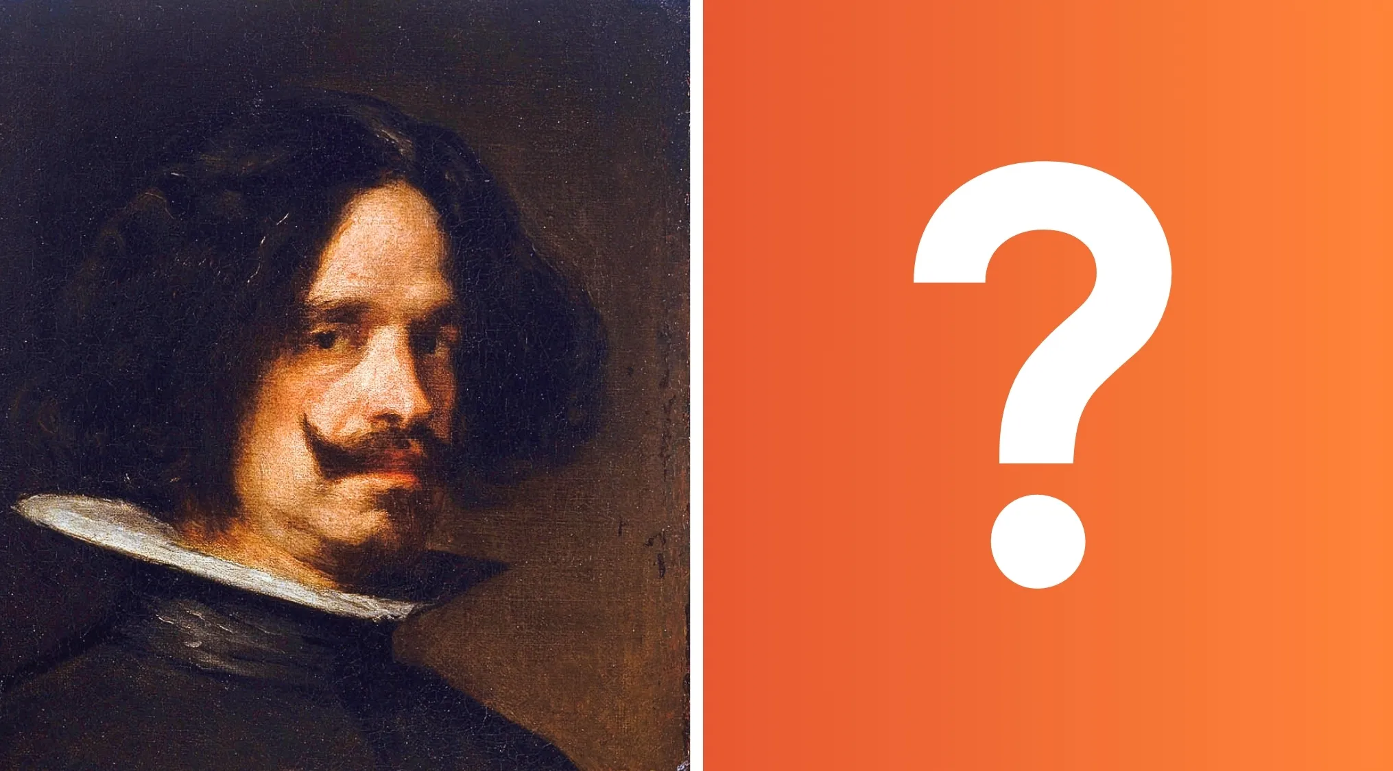 A self-portrait of a famous painter, a man with a mustache and dark hair, whose self-portrait is this?