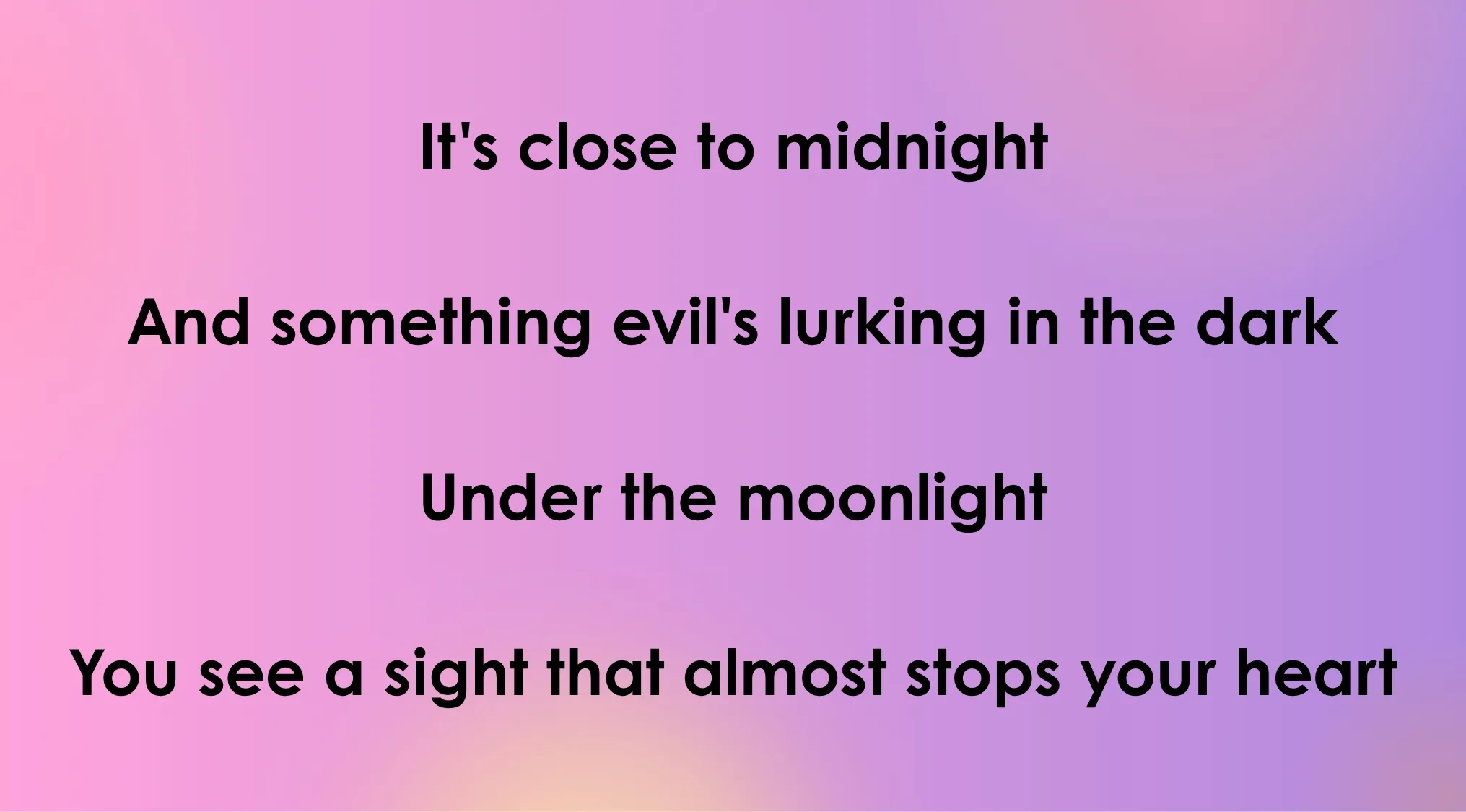 70s and 80s Opening Lyrics Quiz: Part 2, What Michael Jackson song has these lyrics?