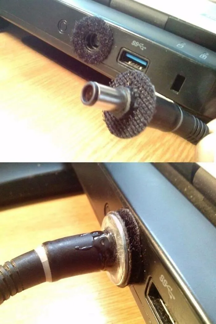 My Laptop Charger Kept Falling Out. Presenting Velcsafe