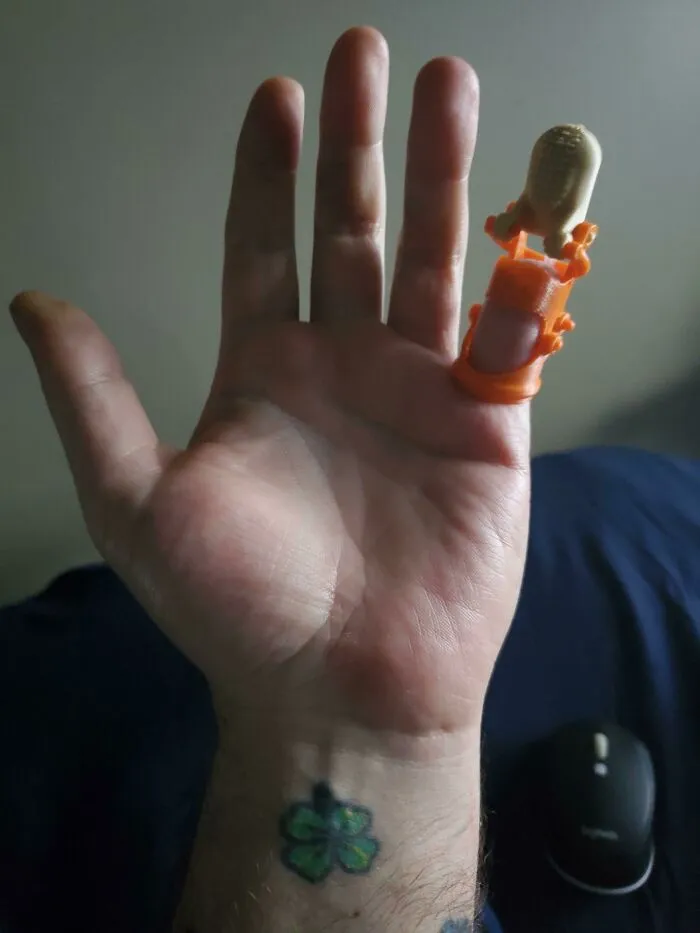 A Friend  Has Built Me A New Finger After Insurance Turned Me Down For One