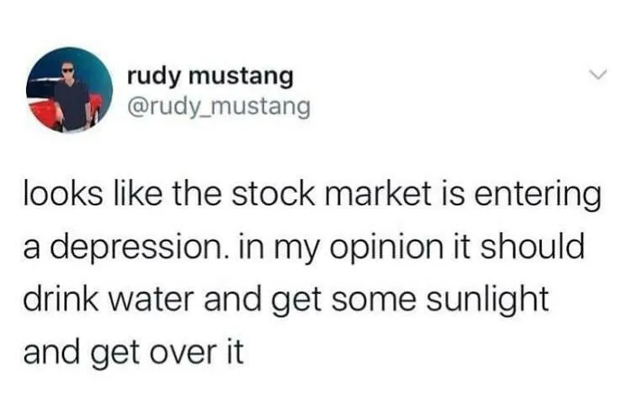Come On Stock Market, Get It Together