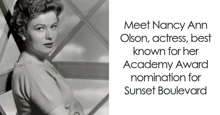 Nancy Olson: Bio And Career Highlights