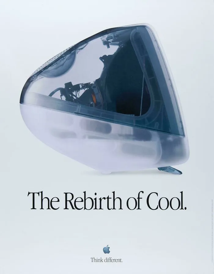 An iconic iMac G3 computer, a symbol of 90s life and technological advancement.
