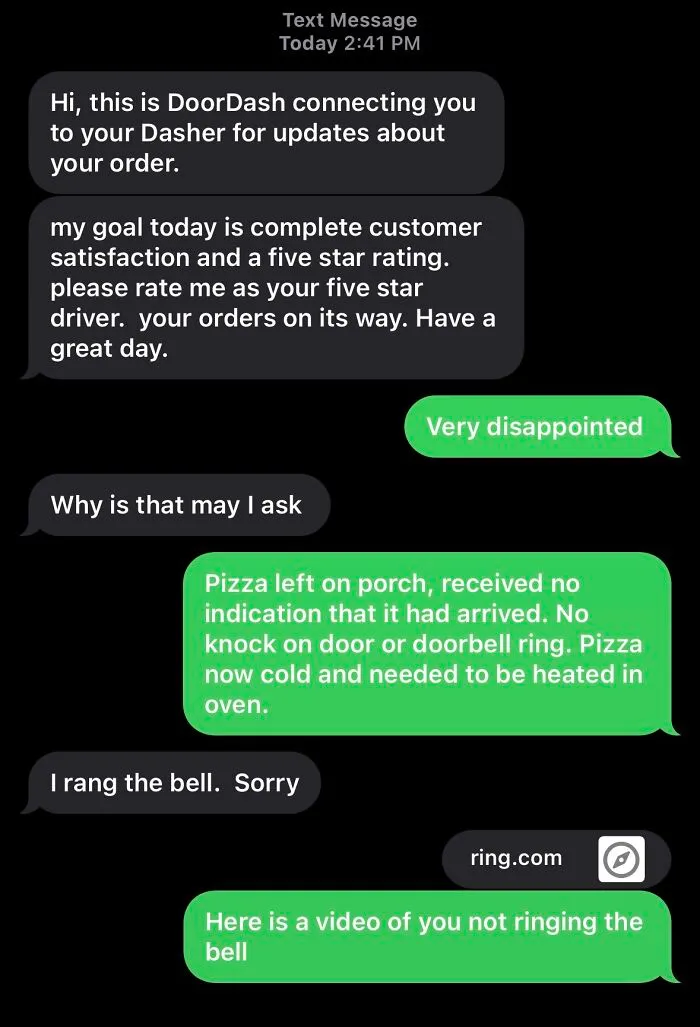 Dasher Never Text Back :(