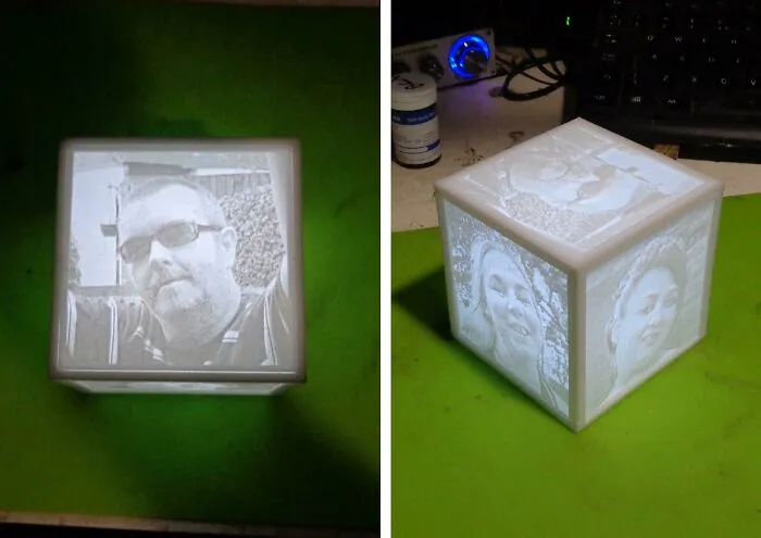My First Lithophane Cube