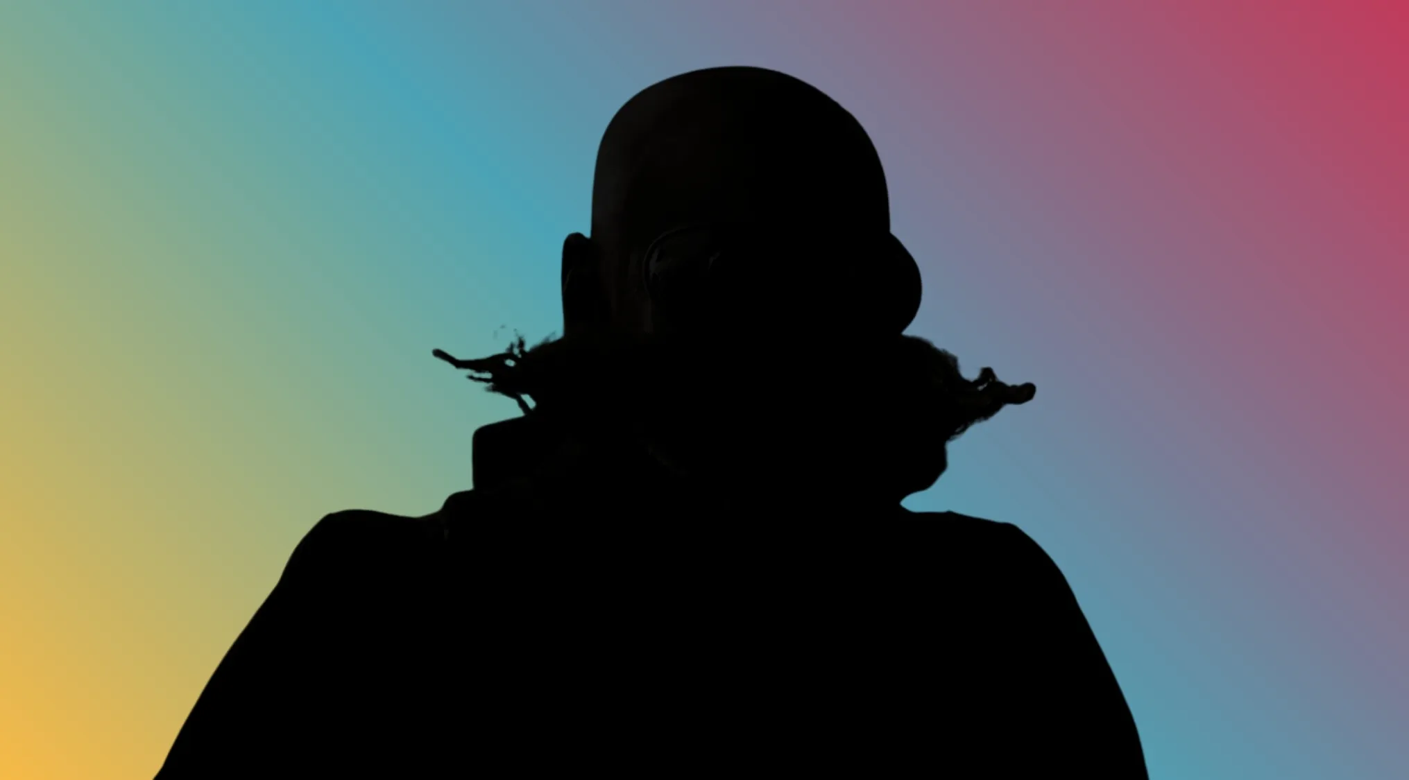 Character silhouette of the villain.