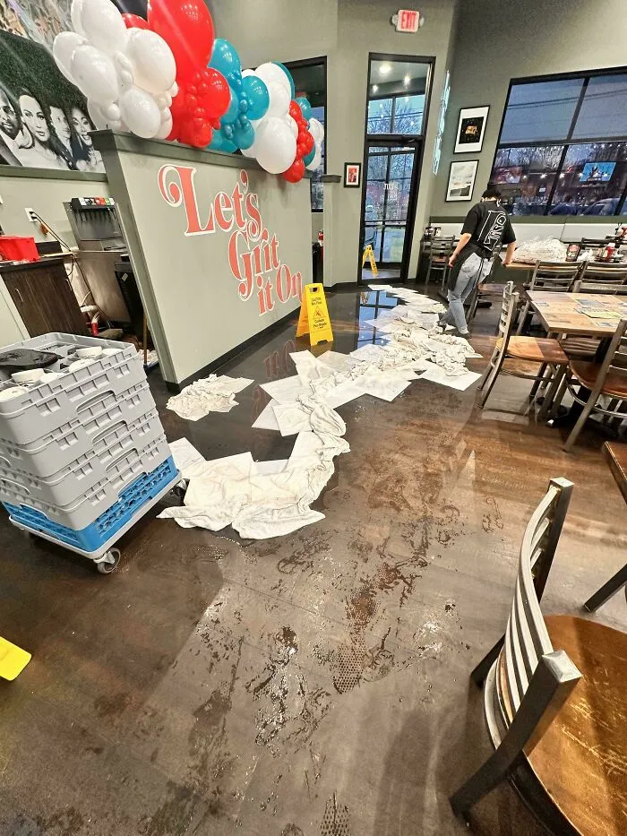 Boss Said We Can’t Close When We Are Literally Flooded